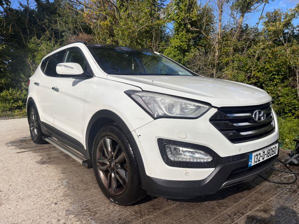 Hyundai Santa Fe SUV, Diesel, 2013, White