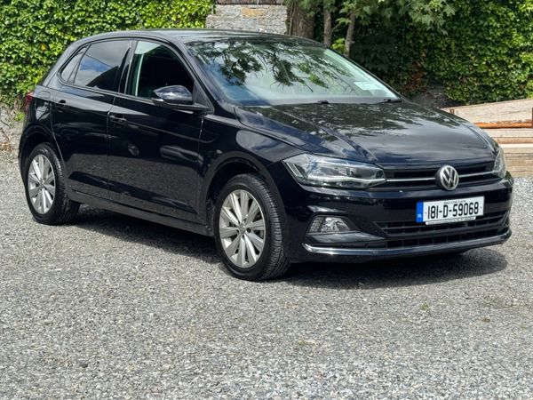 Volkswagen Polo Hatchback, Petrol, 2018, Black