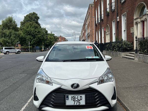 Toyota Vitz Hatchback, Petrol, 2019, White