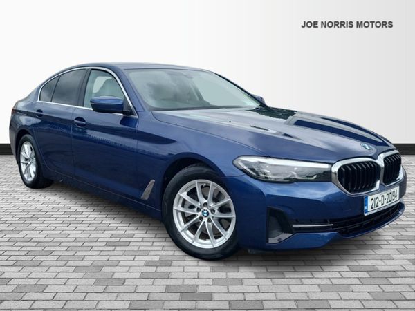 BMW 5-Series Saloon, Diesel, 2021, Blue