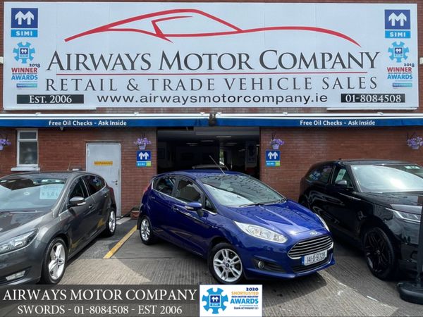 Ford Fiesta Hatchback, Petrol, 2014, Blue