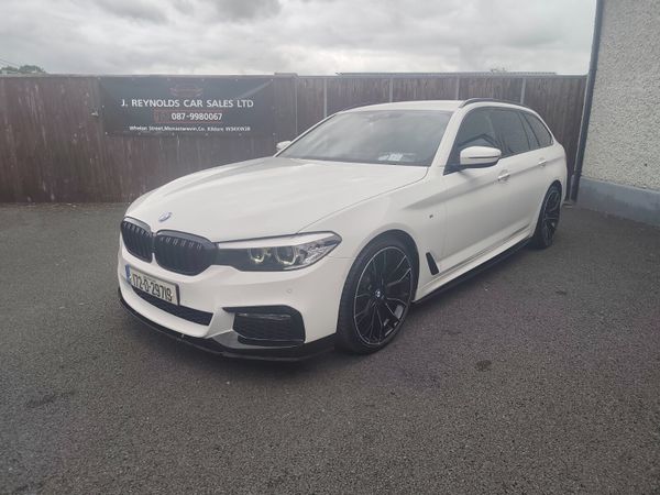 BMW 5-Series Estate, Diesel, 2017, White