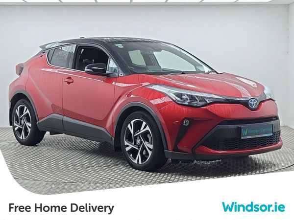 Toyota C-HR Hatchback, Petrol Hybrid, 2022, Red
