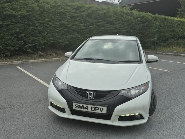 Honda Civic Hatchback, Diesel, 2014, White