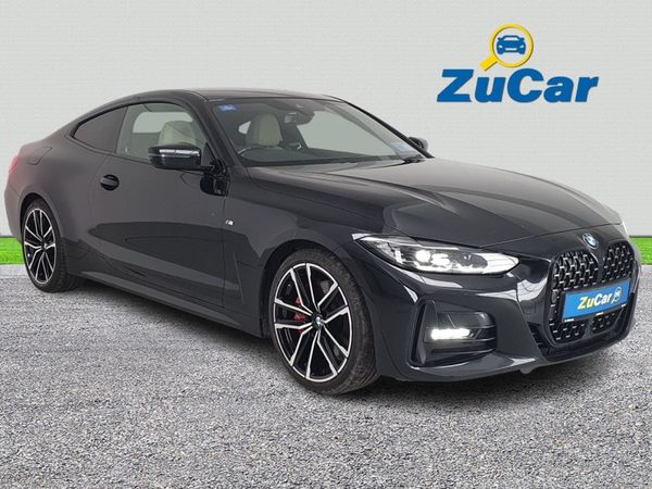 BMW 4-Series Coupe, Petrol, 2021, Black