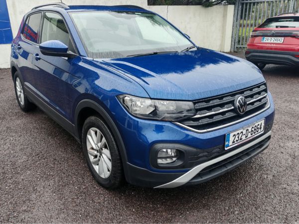 Volkswagen T-Cross SUV, Petrol, 2023, Blue