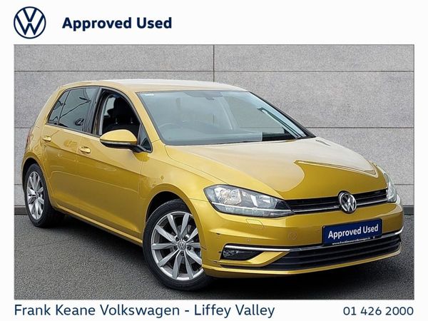 Volkswagen Golf Hatchback, Petrol, 2018, Yellow