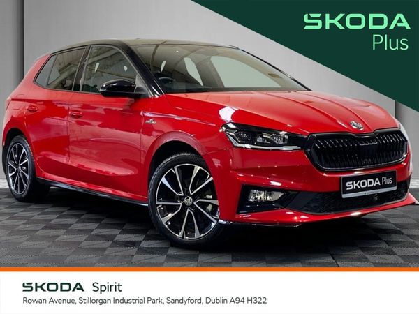 Skoda Fabia Hatchback, Petrol, 2025, Red