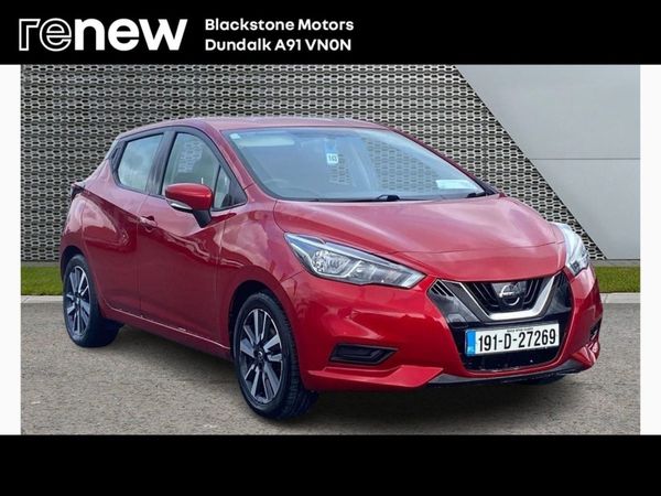 Nissan Micra Hatchback, Petrol, 2019, Red