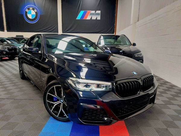 BMW 5-Series Saloon, Petrol Plug-in Hybrid, 2021, Black