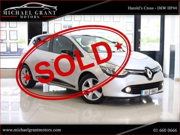 Renault Clio Hatchback, Petrol, 2014, Silver