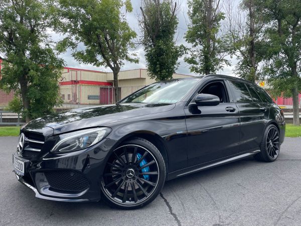 Mercedes-Benz C-Class Estate, Petrol Plug-in Hybrid, 2017, Black