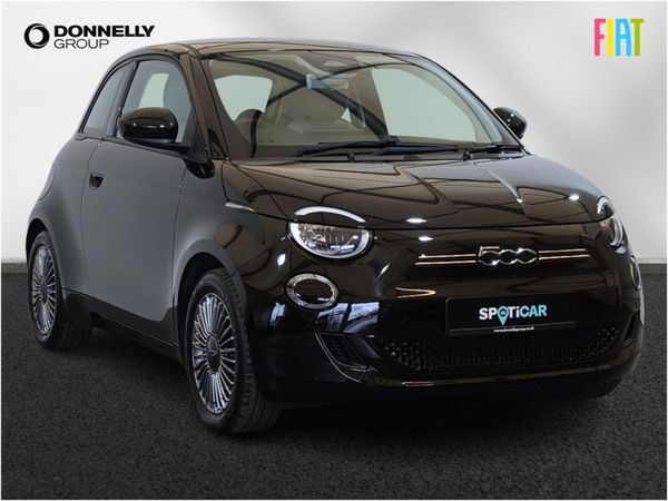 Fiat 500 Hatchback, Electric, 2023, Black