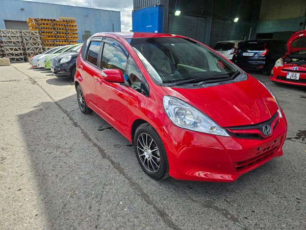 Honda Fit Hatchback, Petrol Hybrid, 2012, Red