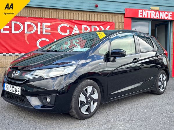 Honda Fit Hatchback, Petrol Hybrid, 2015, Black