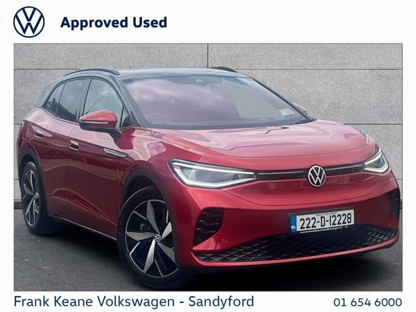 Volkswagen ID.4 Hatchback, Electric, 2022, Red