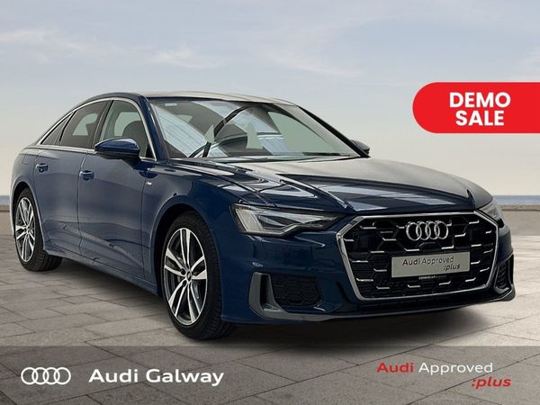 Audi A6 Saloon, Petrol Hybrid, 2025, Blue