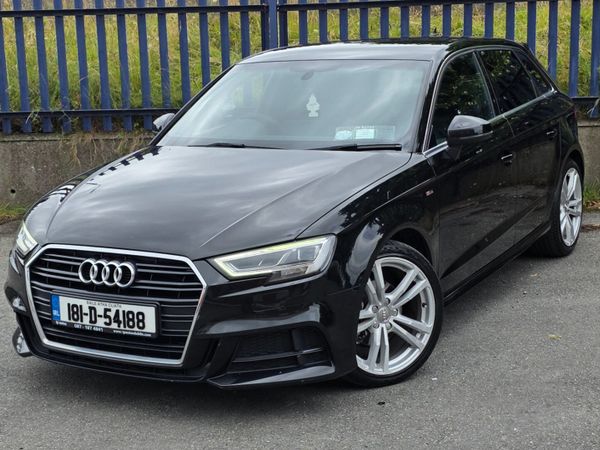 Audi A3 Hatchback, Diesel, 2018, Black