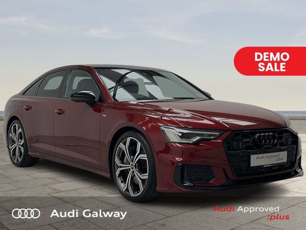 Audi A6 Saloon, Petrol Hybrid, 2025, Red