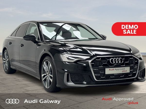 Audi A6 Saloon, Petrol Hybrid, 2025, Black