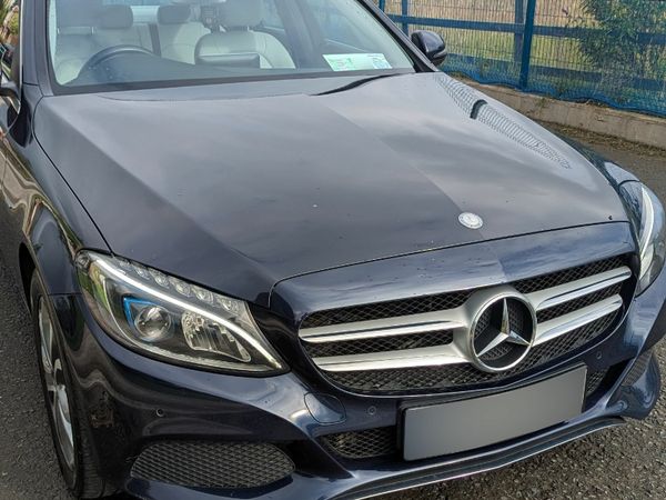 Mercedes-Benz C-Class Saloon, Petrol Plug-in Hybrid, 2016, Blue