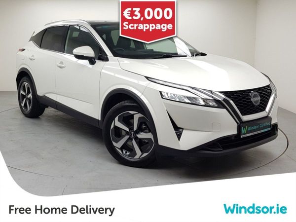 Nissan Qashqai MPV, Petrol Hybrid, 2024, White