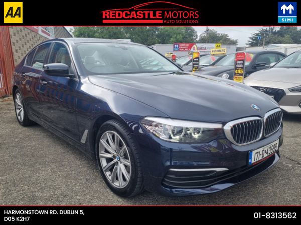 BMW 5-Series Saloon, Diesel, 2017, Blue