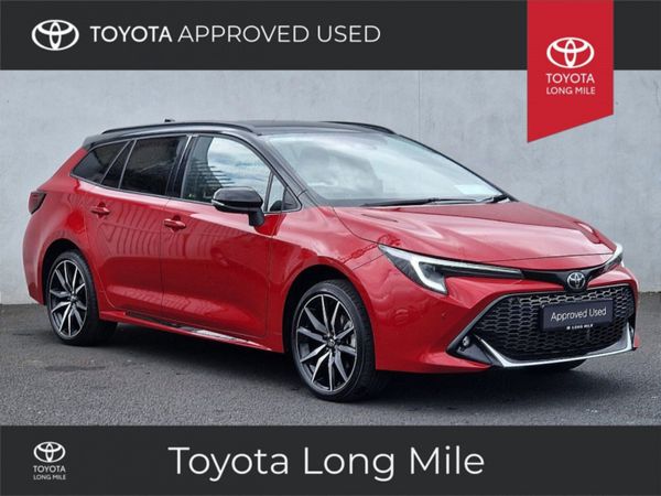 Toyota Corolla Estate, Petrol Hybrid, 2025, Red