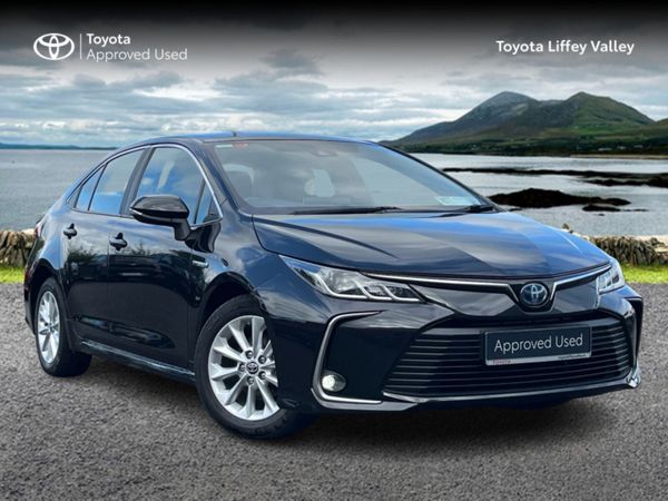 Toyota Corolla Saloon, Petrol Hybrid, 2021, Black