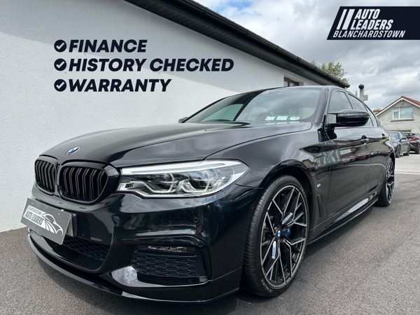 BMW 5-Series Saloon, Petrol Plug-in Hybrid, 2019, Black
