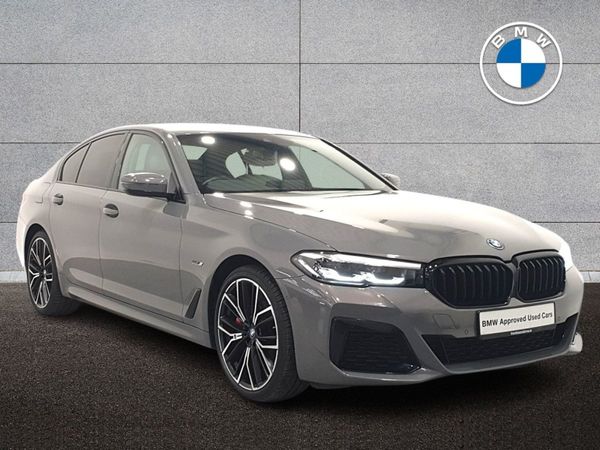 BMW 5-Series Saloon, Petrol Plug-in Hybrid, 2022, Grey