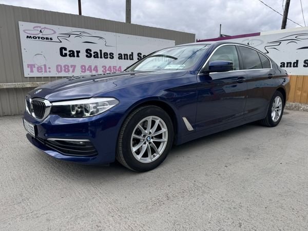 BMW 5-Series Saloon, Diesel, 2018, Blue