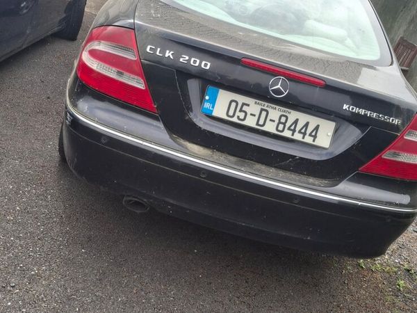 Mercedes-Benz CLK Coupe, Petrol, 2005, Black