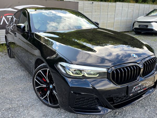 BMW 5-Series Saloon, Petrol Plug-in Hybrid, 2021, Black