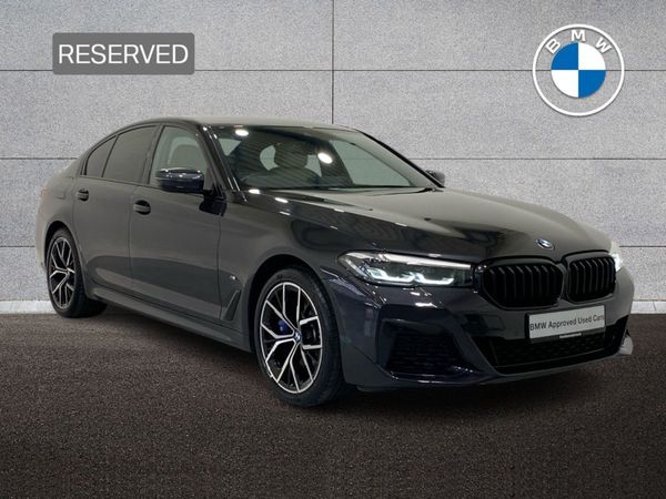 BMW 5-Series Saloon, Petrol Plug-in Hybrid, 2021, Grey