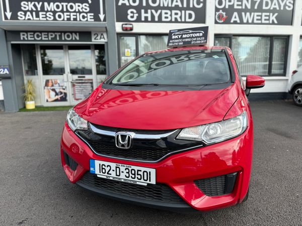 Honda Fit Hatchback, Petrol Hybrid, 2016, Red