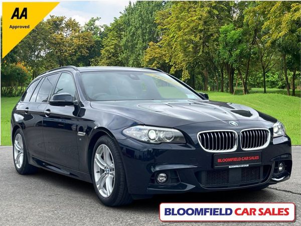 BMW 5-Series Saloon, Diesel, 2016, Black