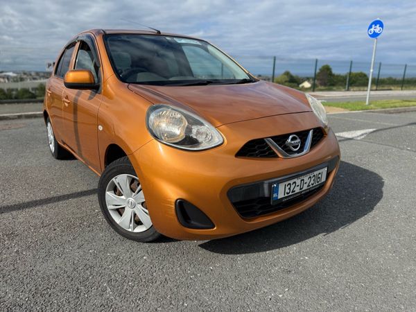 Nissan March Hatchback, Petrol, 2013, Orange