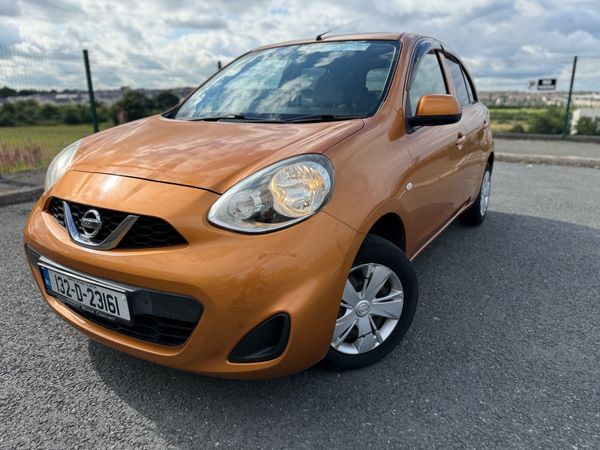 Nissan March Hatchback, Petrol, 2013, Orange