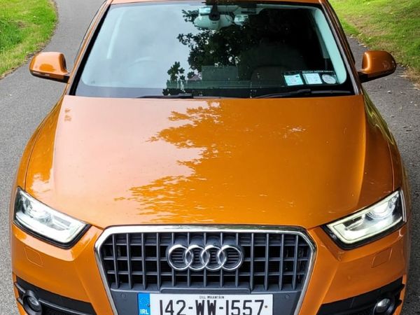 Audi Q3 SUV, Petrol, 2014, Orange