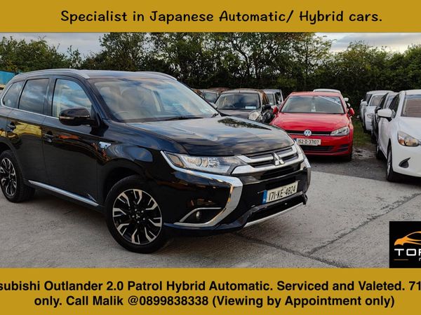 Mitsubishi Outlander SUV, Petrol Plug-in Hybrid, 2017, Black