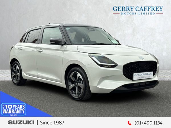 Suzuki Swift Hatchback, Petrol Hybrid, 2025, White