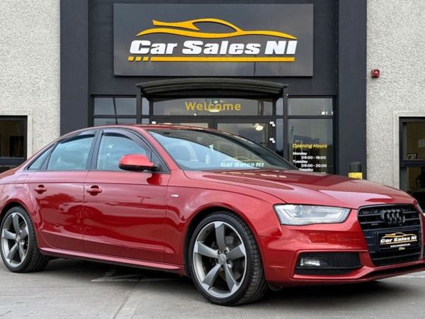 Audi A4 Saloon, Diesel, 2013, Red