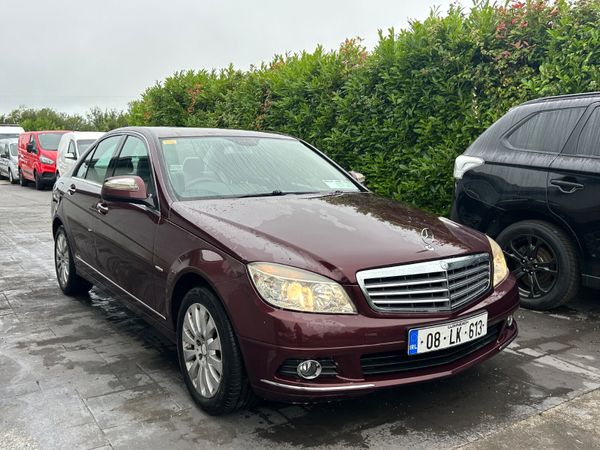 Mercedes-Benz C-Class Saloon, Petrol, 2008, Red