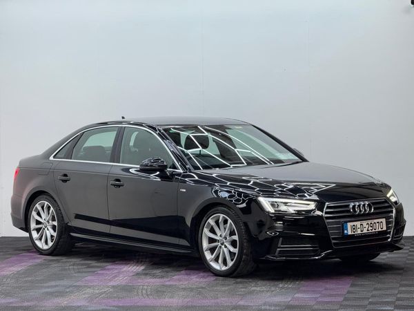 Audi A4 Saloon, Diesel, 2018, Black
