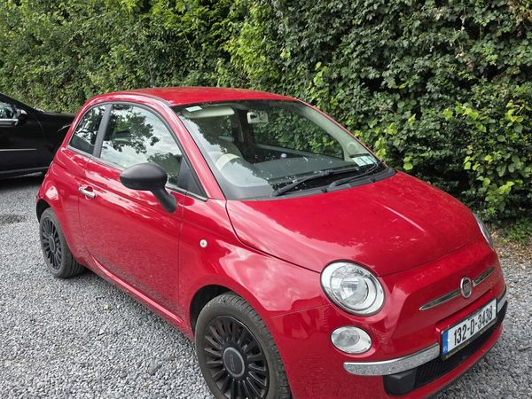 Fiat 500 Hatchback, Petrol, 2013, Red