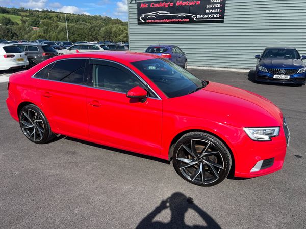 Audi A3 Saloon, Diesel, 2017, Red