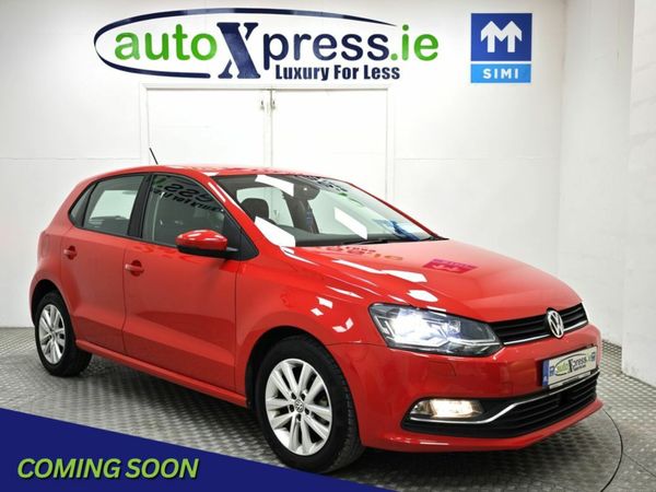 Volkswagen Polo Hatchback, Petrol, 2016, Red
