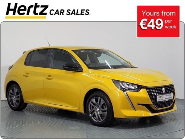 Peugeot 208 Hatchback, Petrol, 2023, Yellow