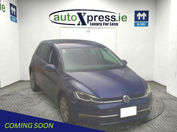 Volkswagen Golf Hatchback, Petrol, 2018, Blue